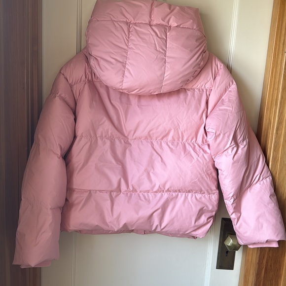 Athleta Girl (Oversized fit) Cozy Cloud Down Jacket, Size XXL/16 Aphrodite Pink - Picture 4 of 5
